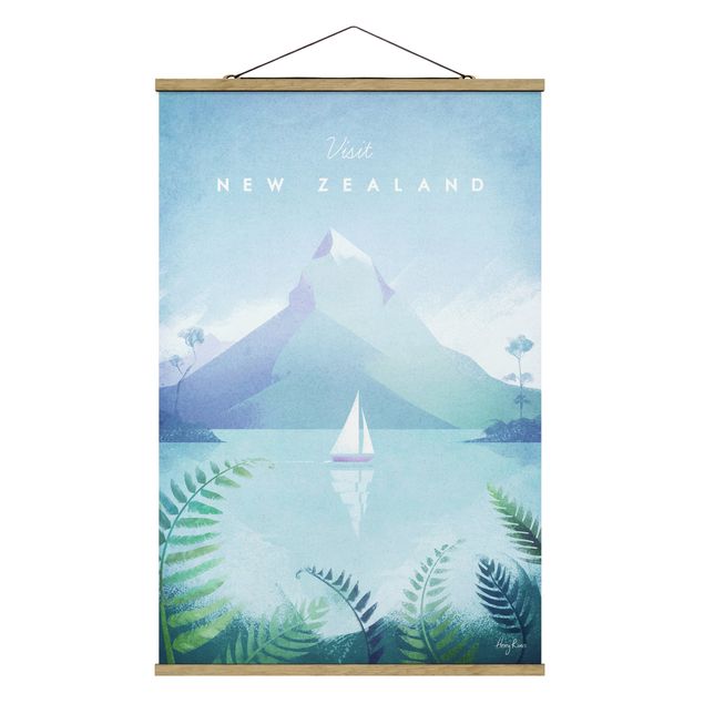 Billeder landskaber Travel Poster - New Zealand