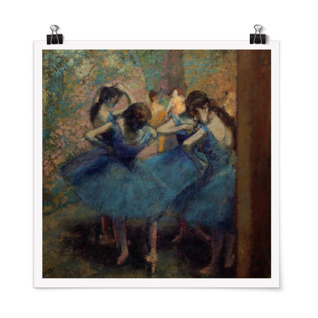 Kunst stilarter impressionisme Edgar Degas - Blue Dancers