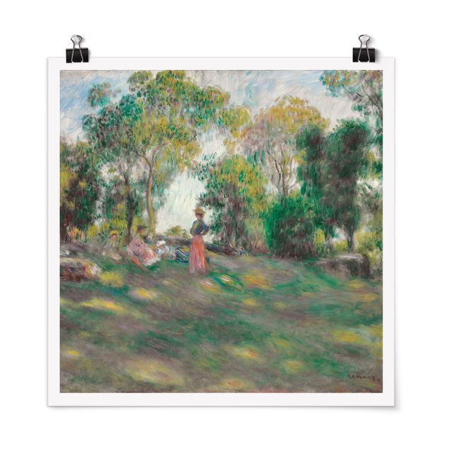 Kunst stilarter Auguste Renoir - Landscape With Figures