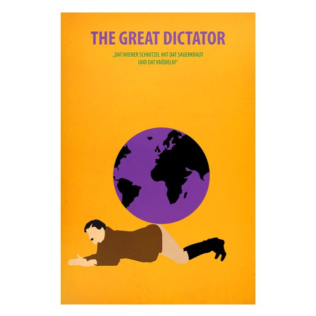 Billeder kunsttryk Film Poster The Great Dictator