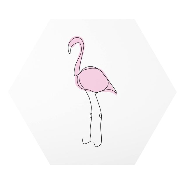 Billeder Flamingo Line Art