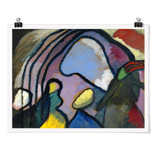 Plakater kunsttryk Wassily Kandinsky - Study For Improvisation 10