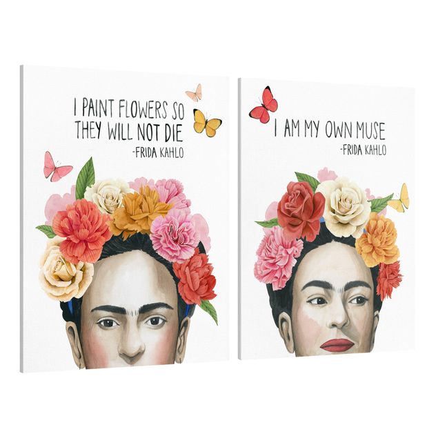 Billeder blomster Frida's Thoughts Set I