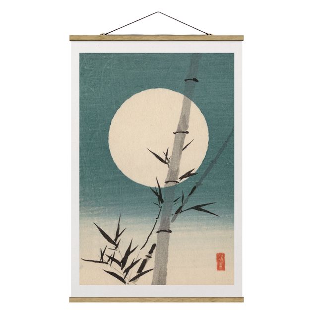 Billeder natur Japanese Drawing Bamboo And Moon
