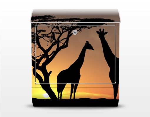 Postkasser dyr African Sunset