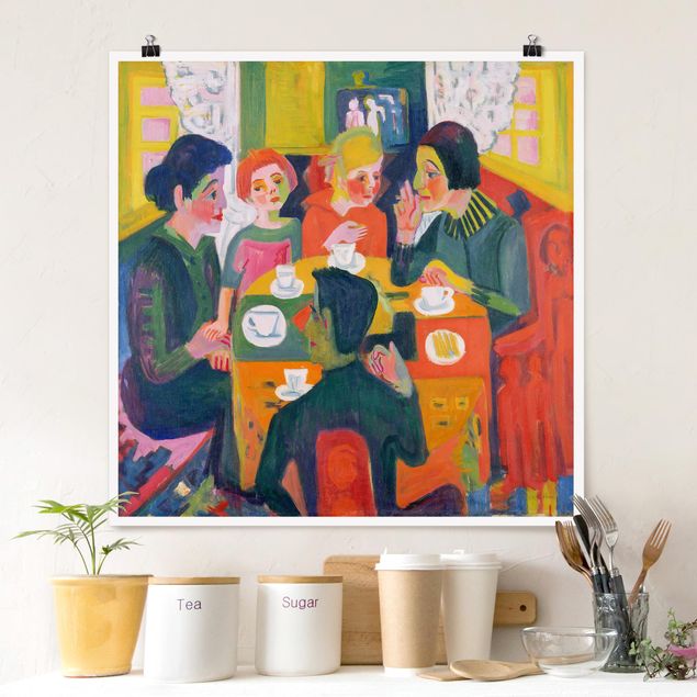 Kunst stilarter Ernst Ludwig Kirchner - Coffee Table
