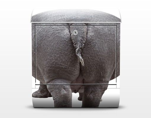 Postkasser grå The Hippo Goes Home