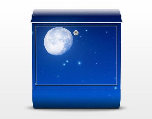 Postkasser blå A Full Moon Wish