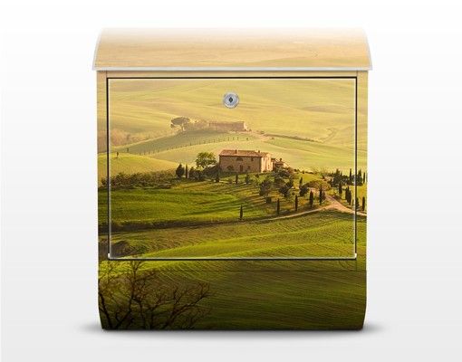 Postkasser grøn Chianti Tuscany