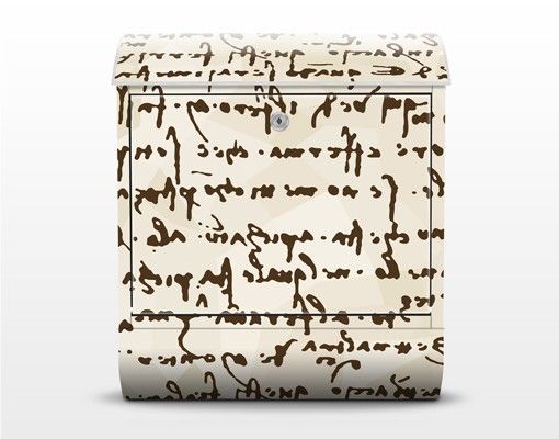 Postkasser Da Vinci Manuscript