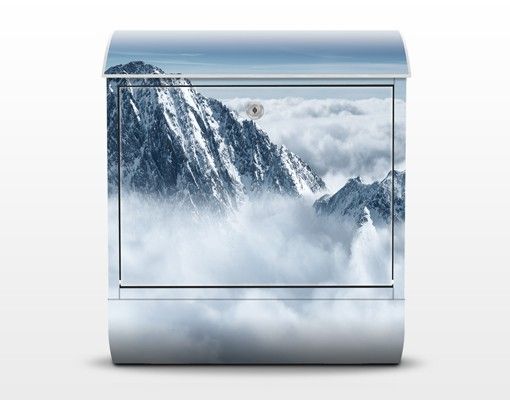 Postkasser blå The Alps Above The Clouds