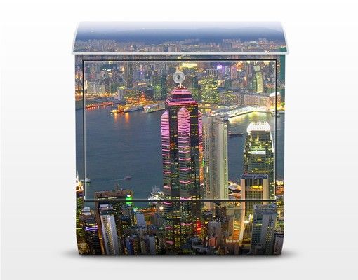 Postkasser Hongkong Skyline