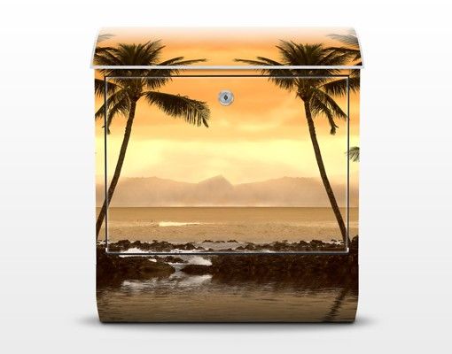 Postkasser landskaber Caribbean Sunset I