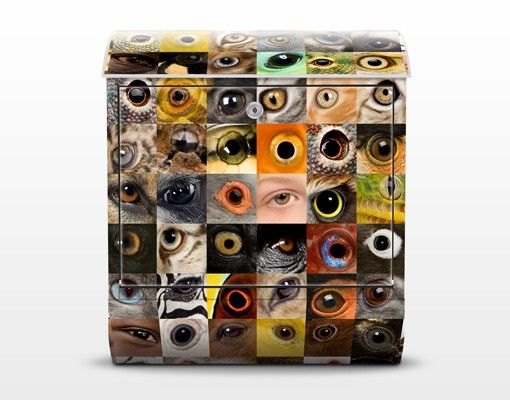 Postkasser farvet Eyes of the World