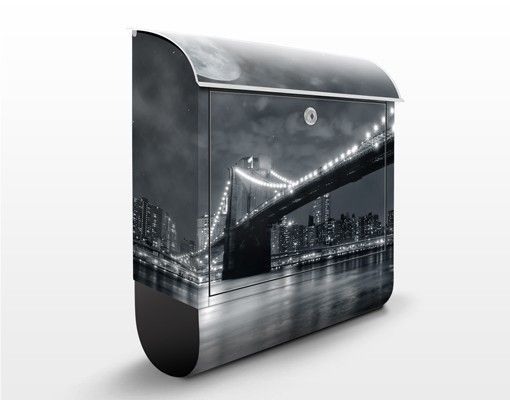 Postkasser sort og hvid Manhattan Mysteries