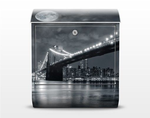 Postkasser grå Manhattan Mysteries