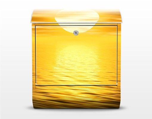 Postkasser gul Golden Sunrise