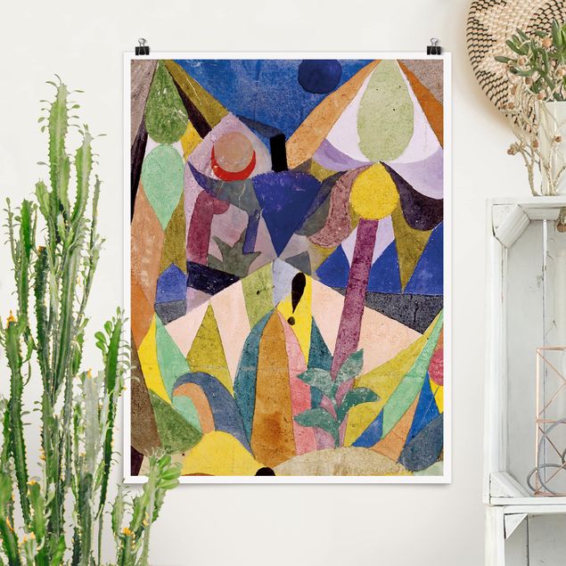 køkken dekorationer Paul Klee - Mild tropical Landscape