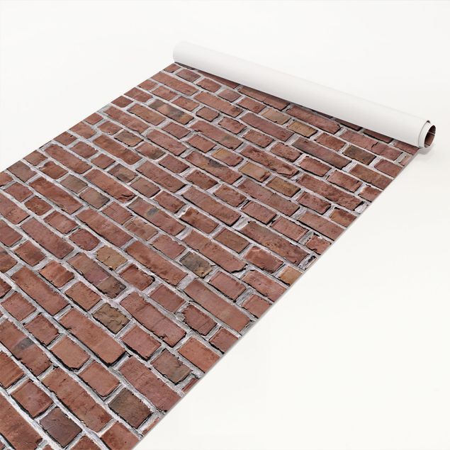 Møbelfolier stenlook Brick Tiles Red
