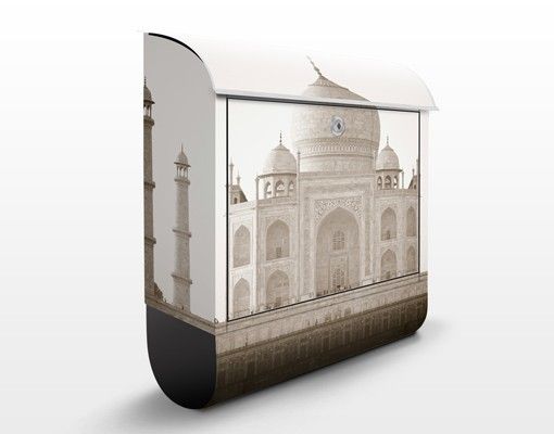 Postkasser beige Taj Mahal
