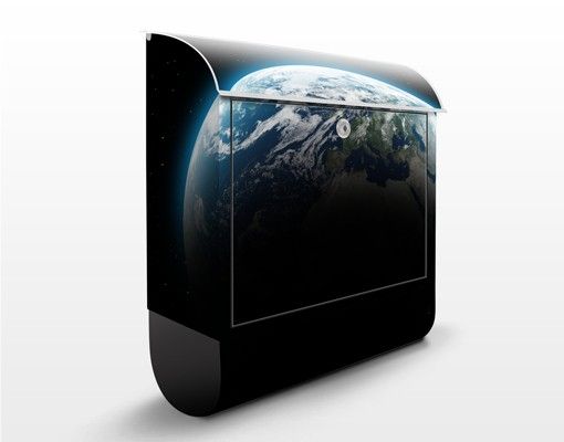 Postkasser sort Illuminated Planet Earth