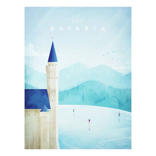 Billeder arkitektur og skyline Travel Poster - Bavaria