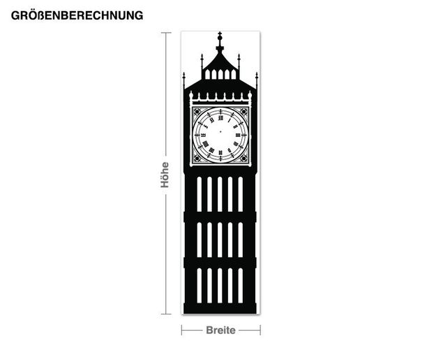 Wallstickers metropolises Big Ben