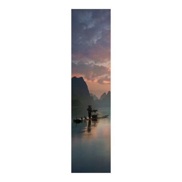 Panelgardiner landskaber Sunrise Over Chinese River