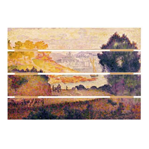 Kunst stilarter Henri Edmond Cross - View of Menton