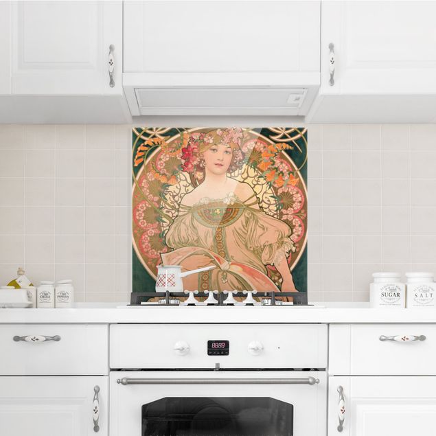 køkken dekorationer Alfons Mucha - Poster For F. Champenois