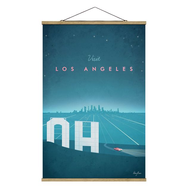 Billeder retro Travel Poster - Los Angeles