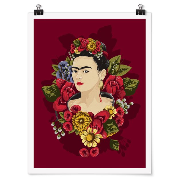 Billeder blomster Frida Kahlo - Roses