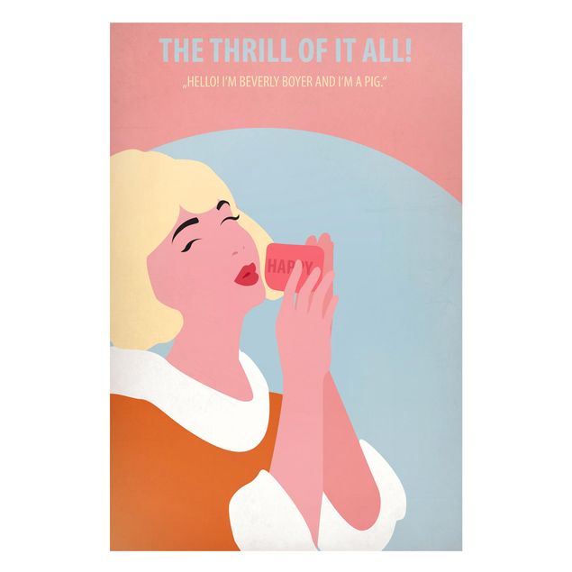 Billeder kunsttryk Film Poster The Thrill Of It All!
