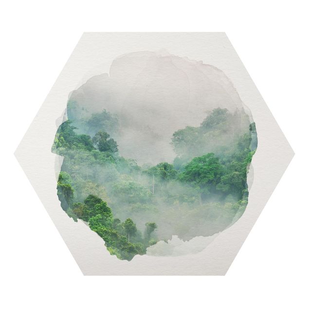 Billeder blomster WaterColours - Jungle In The Mist