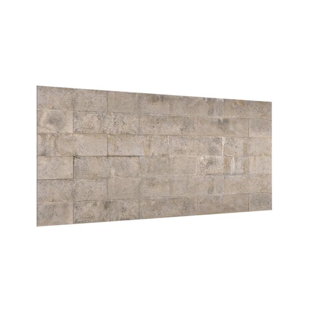 Stænkplader glas stenlook Brick Concrete