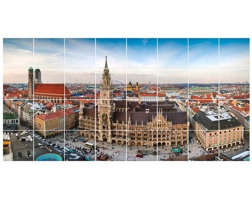 Flise klistermærker City Of Munich