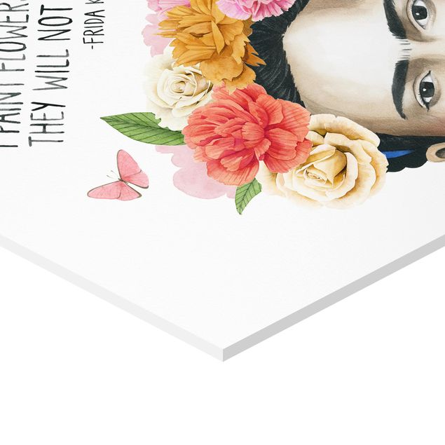 Sekskantede billeder Frida's Thoughts - Flowers