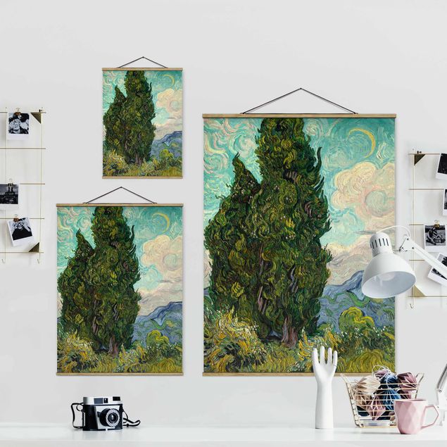 Billeder træer Vincent van Gogh - Cypresses