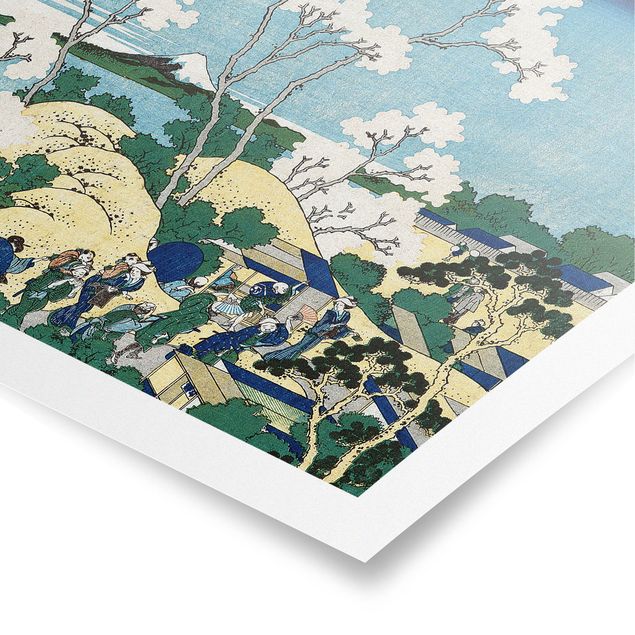 Plakater landskaber Katsushika Hokusai - The Fuji Of Gotenyama