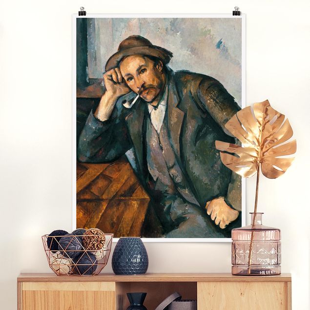 køkken dekorationer Paul Cézanne - The Pipe Smoker