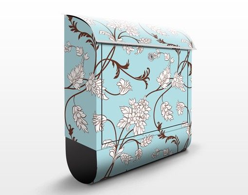Postkasser blomster Light-blue Floral Design
