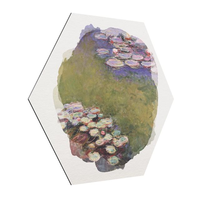 Billeder landskaber WaterColours - Claude Monet - Water Lilies