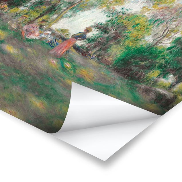 Plakater landskaber Auguste Renoir - Landscape With Figures