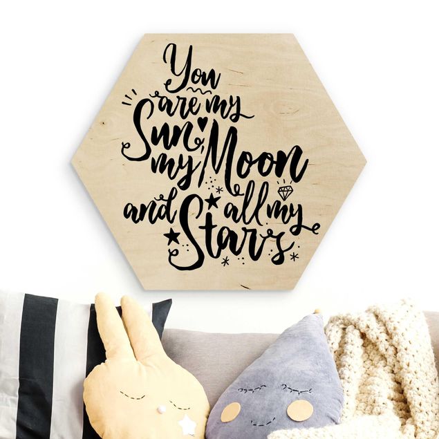 køkken dekorationer You Are My Sun, My Moon And All My Stars
