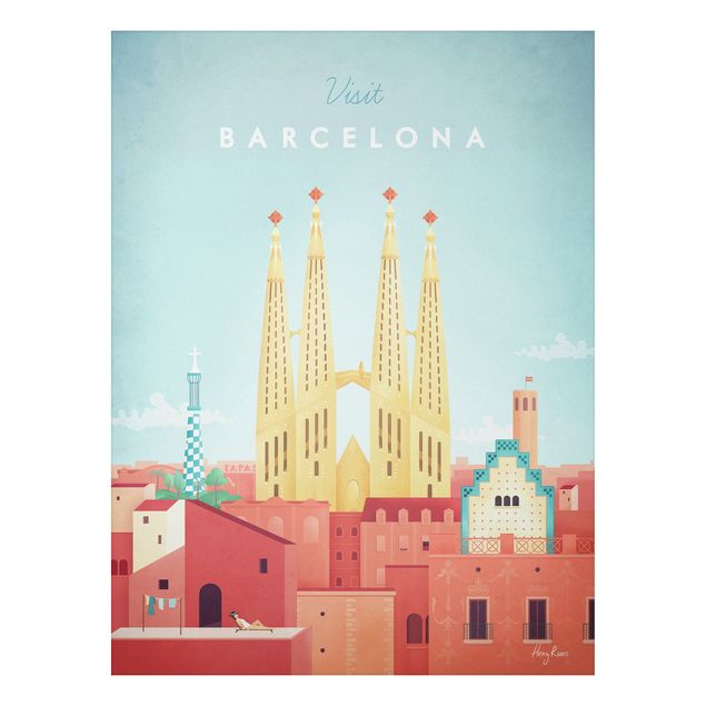 Billeder arkitektur og skyline Travel Poster - Barcelona