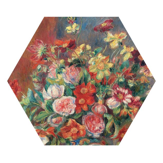Billeder blomster Auguste Renoir - Flower vase