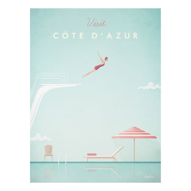Billeder landskaber Travel Poster - Côte D'Azur