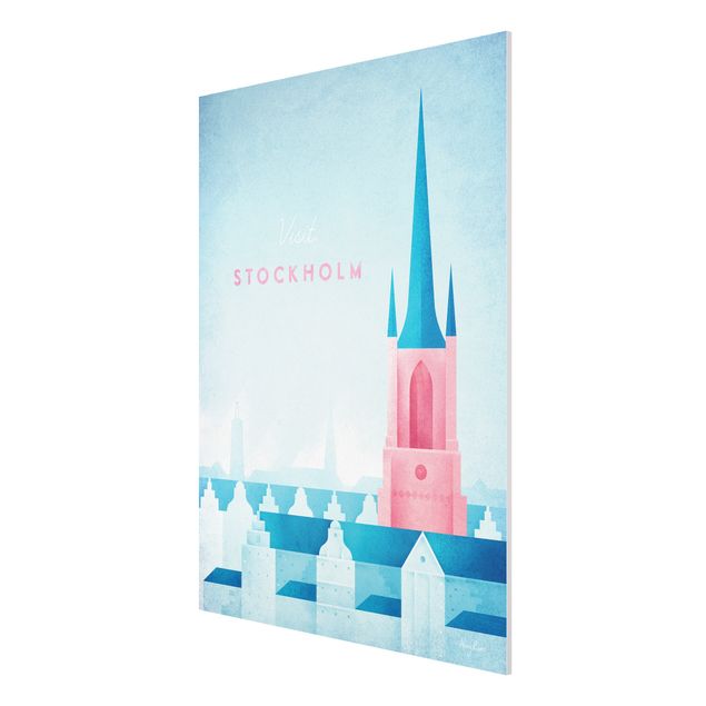 Billeder kunsttryk Travel Poster - Stockholm