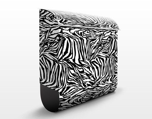 Postkasser dyr Zebra Pattern Design