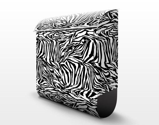 Postkasser Zebra Pattern Design